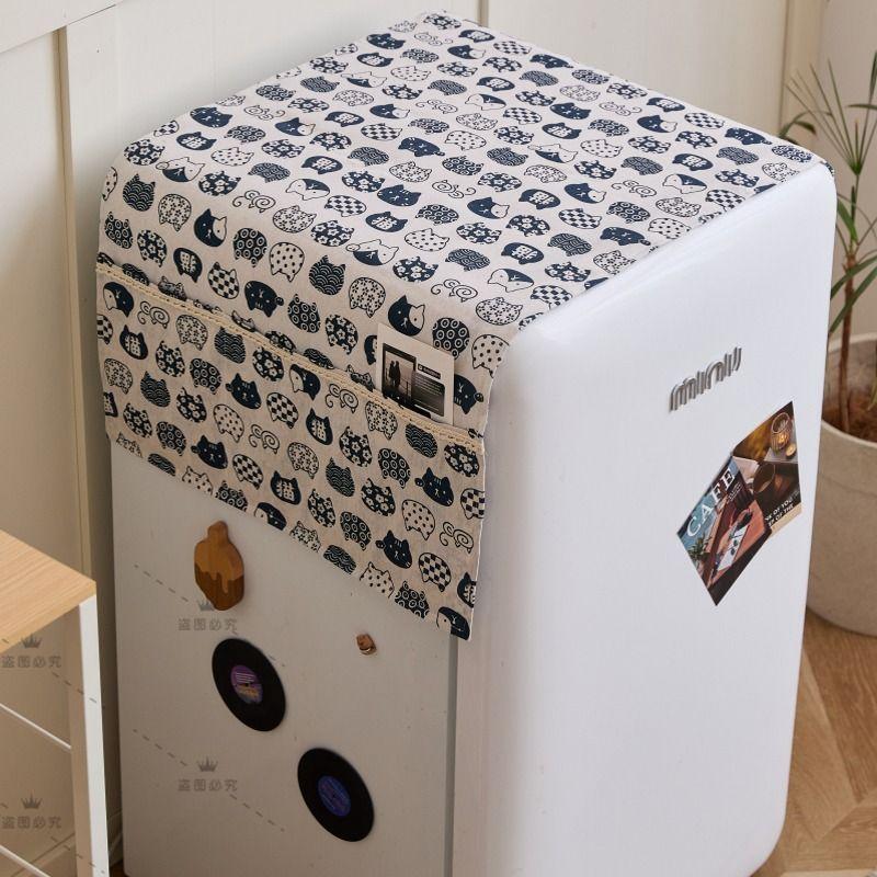 Refrigerator Dust Cover Top Cover Cloth Single Double Door For Home Oven Cover Towel New Fabric Craft Washing Machine Sun Shield White Cat Single door 52*138cm
Refrigerator Dust Cover Top Cover Cloth Single Double Door For Home Oven Cover Towel New Fabric Craft Washing Machine Sun Shield White Cat Single door 52*138cm