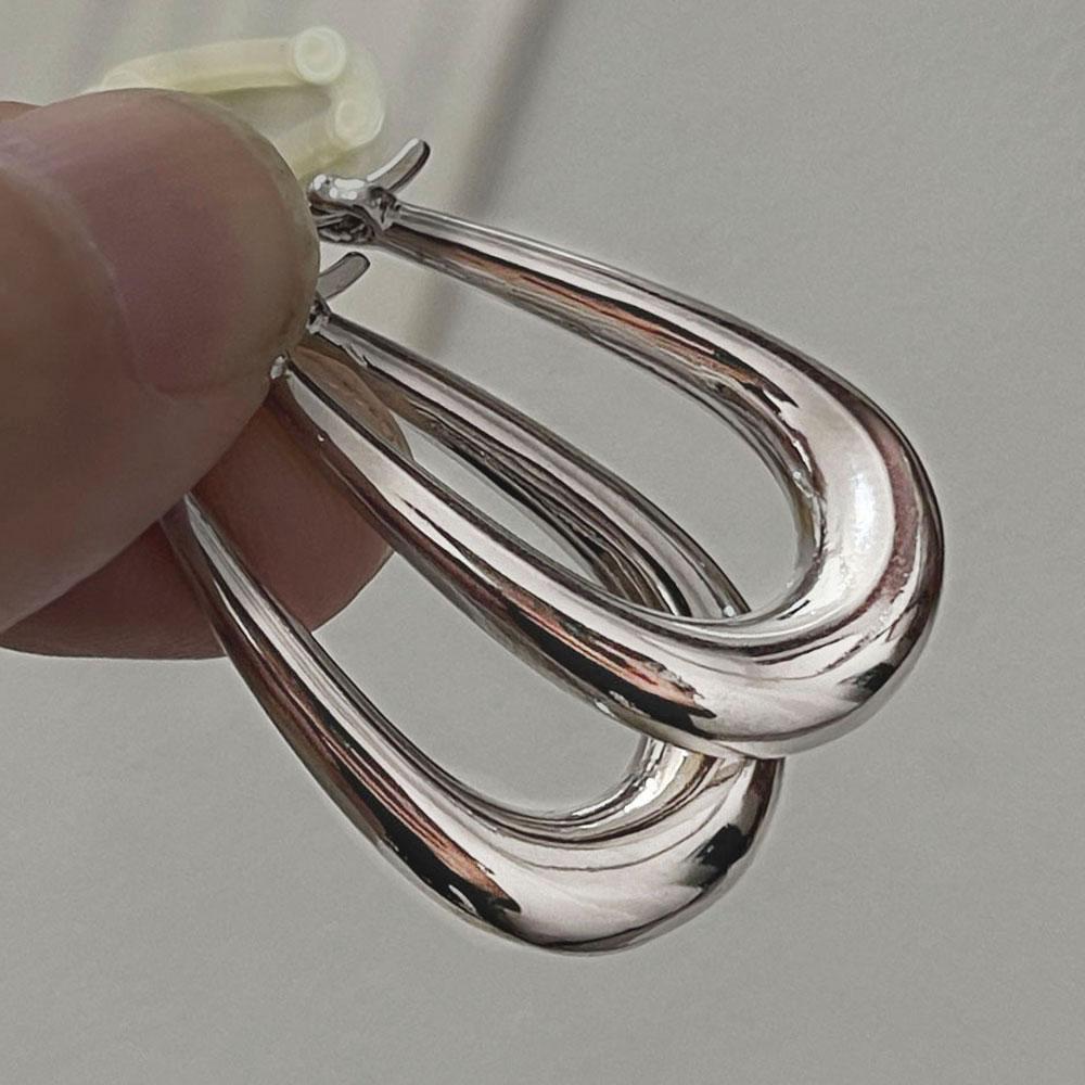 925 Sterling Silver Earrings For Women Trendy Simple Gold Color Earring Jewelry Prevent Allergy Party Christmas Accessories
925 Sterling Silver Earrings For Women Trendy Simple Gold Color Earring Jewelry Prevent Allergy Party Christmas Accessories