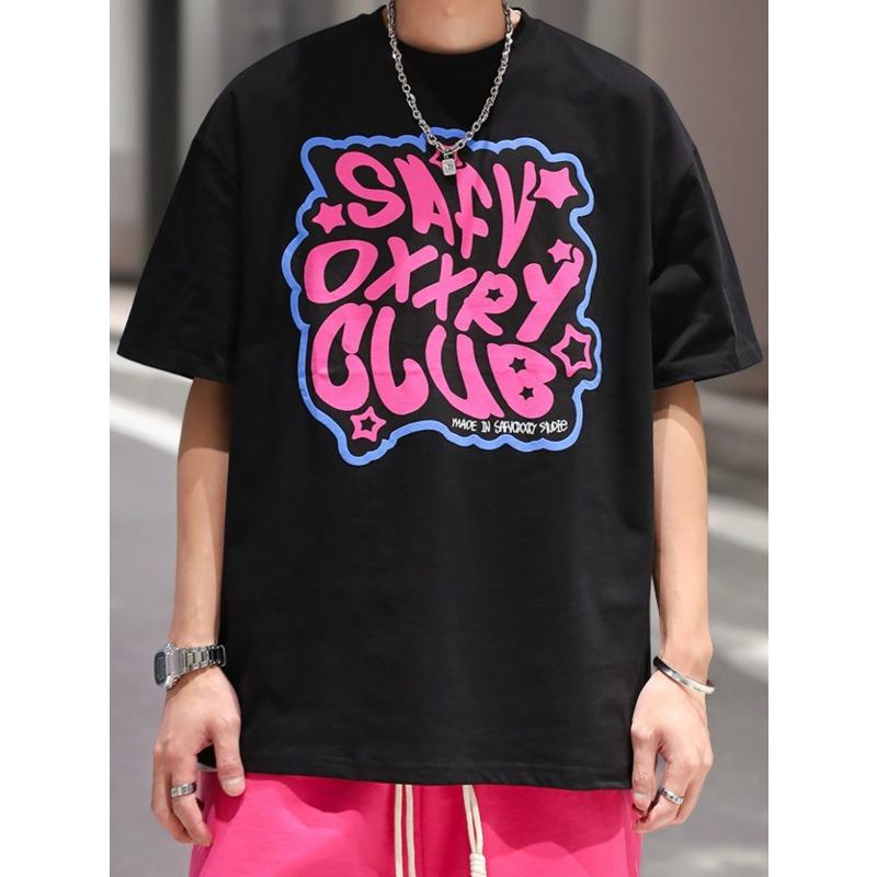 Printed T-Shirt, Ribbed Collar and Back Yoke, National Trend Men s Printed Letter Multi-Color T-Shirt, Summer Men s Fashion Versatile Short Sleeve 4XL чорний
Printed T-Shirt, Ribbed Collar and Back Yoke, National Trend Men s Printed Letter Multi-Color T-Shirt, Summer Men s Fashion Versatile Short Sleeve 4XL чорний