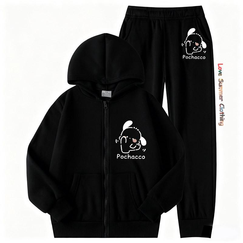 2 шт. Комплект для дівчаток: худі з котячим принтом, спортивні штани Kuromi. М яка толстовка на блискавці Melody з кишенями, повсякденний одяг з довгим рукавом для весни-осені для вулиці 160CM
2 шт. Комплект для дівчаток: худі з котячим принтом, спортивні штани Kuromi. М яка толстовка на блискавці Melody з кишенями, повсякденний одяг з довгим рукавом для весни-осені для вулиці 160CM