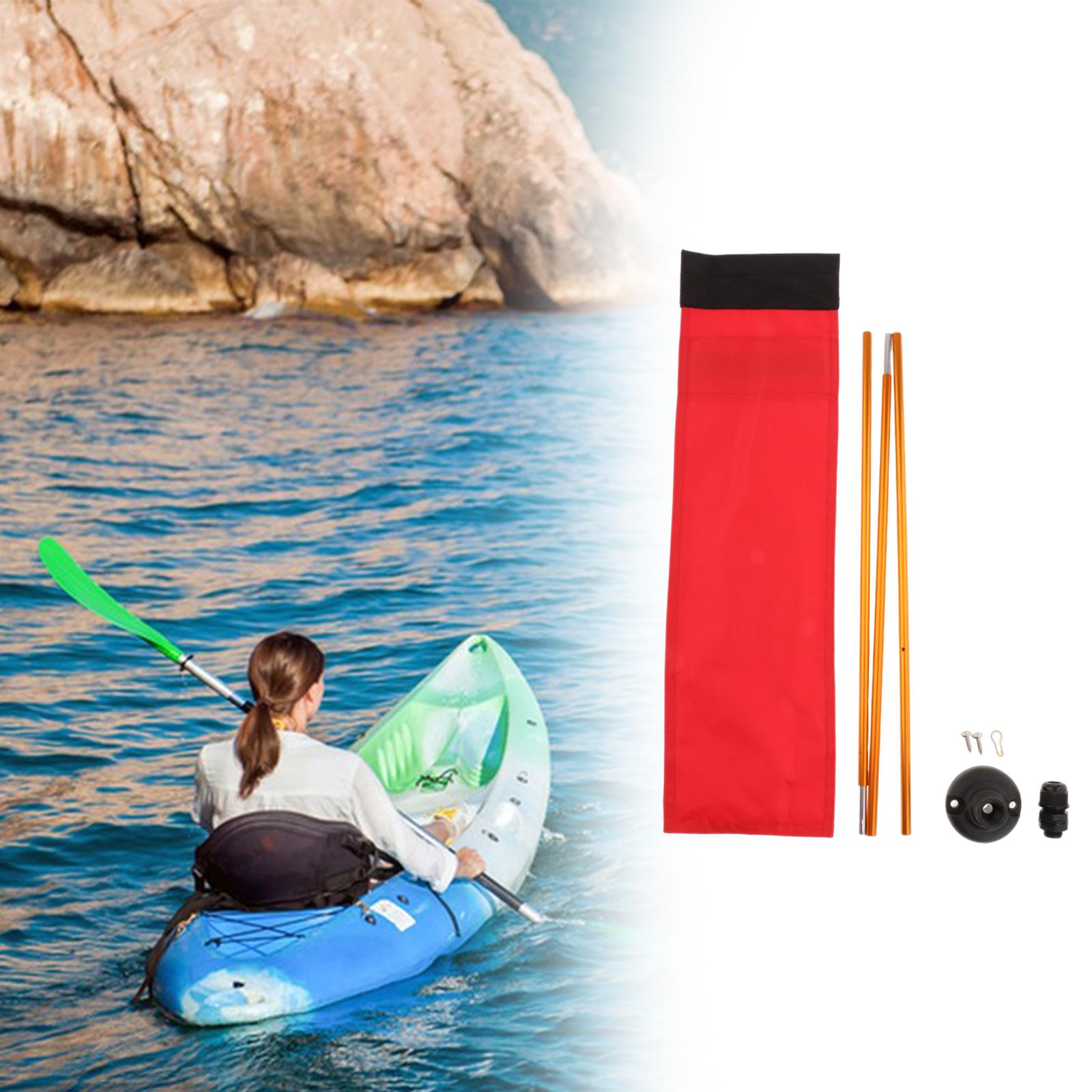 Safe Flag Kayak Visibility Kit with Sturdy Aluminum Alloy Holder for Boats Canoes Dinghies Yachts Outdoor Activities
Safe Flag Kayak Visibility Kit with Sturdy Aluminum Alloy Holder for Boats Canoes Dinghies Yachts Outdoor Activities