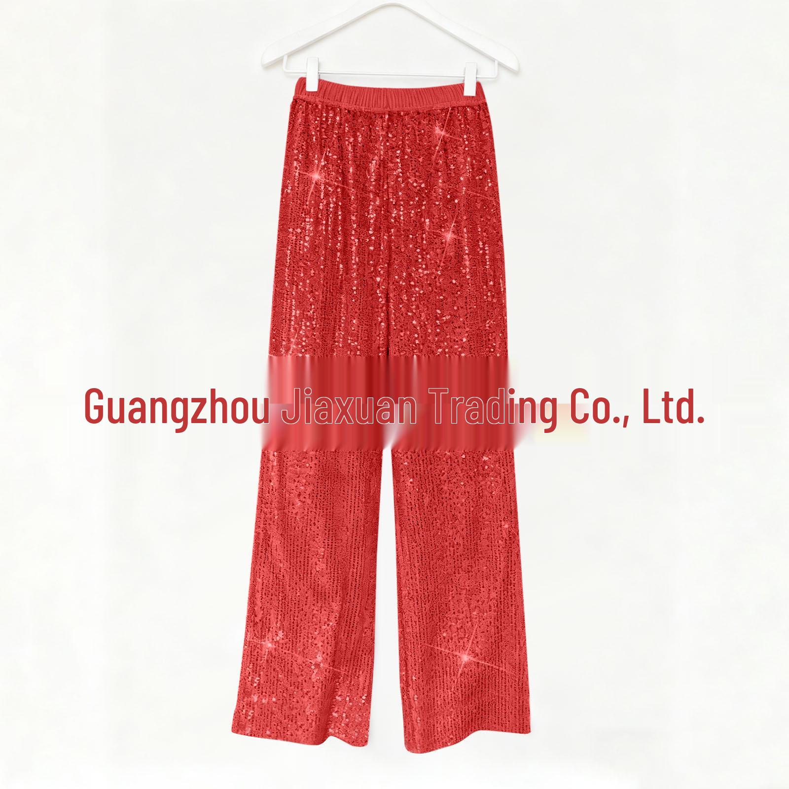 Women s High-Waisted Sequin Wide-Leg Party Pants Extra Large червоний
Women s High-Waisted Sequin Wide-Leg Party Pants Extra Large червоний