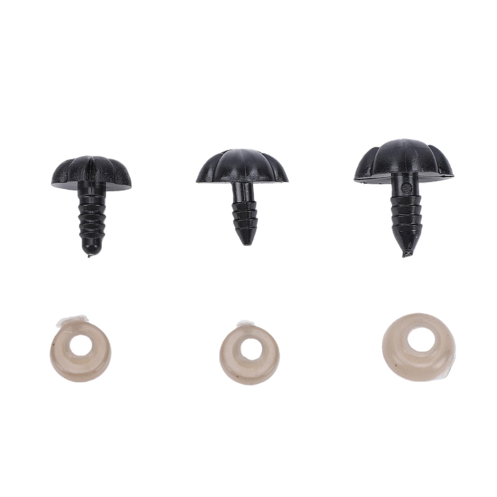 140Pcs Set Safety Noses Plastic 3 Sizes with Washers for Stuffed Animals Dogs Doll Making Black Mixed 140Pcs
140Pcs Set Safety Noses Plastic 3 Sizes with Washers for Stuffed Animals Dogs Doll Making Black Mixed 140Pcs