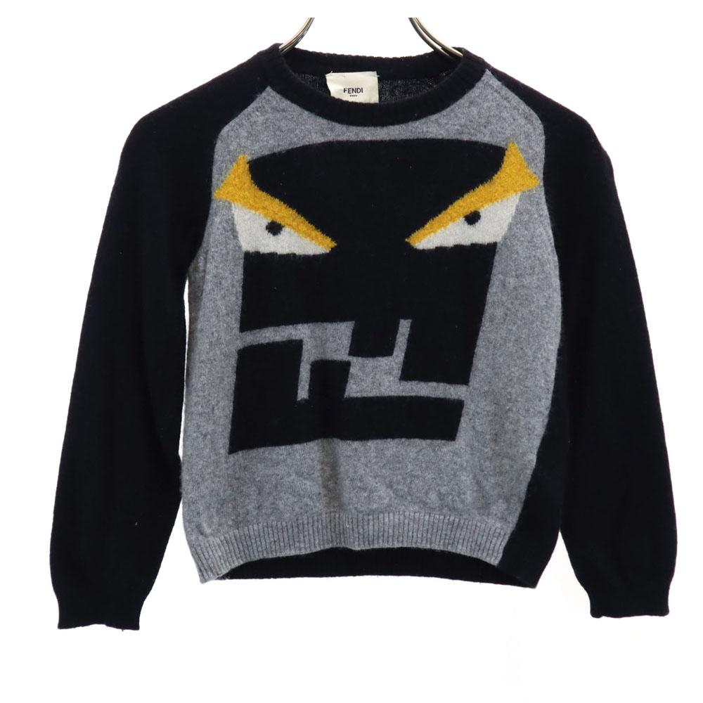 FENDI Made in Italy Wool Blend monster Long sleeve sweater 6/121 knit Kid s Used
FENDI Made in Italy Wool Blend monster Long sleeve sweater 6/121 knit Kid s Used