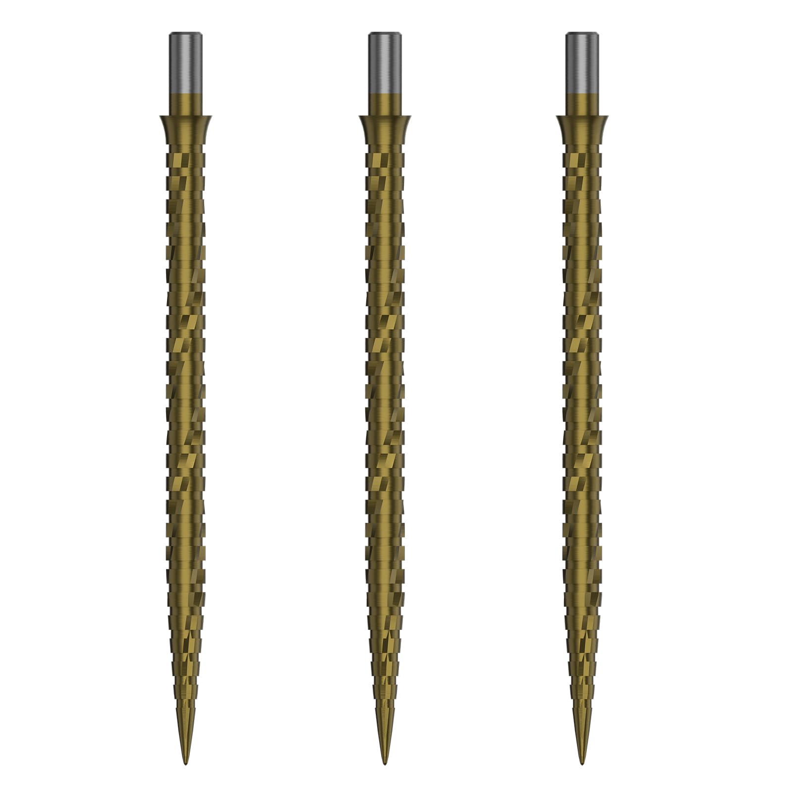 CUESOUL TOUCH POINT II Replacement Dart Tips Steel Color Titanium Set of 3 Point, Design, Coating, (CSDA-GZ9-45)
CUESOUL TOUCH POINT II Replacement Dart Tips Steel Color Titanium Set of 3 Point, Design, Coating, (CSDA-GZ9-45)