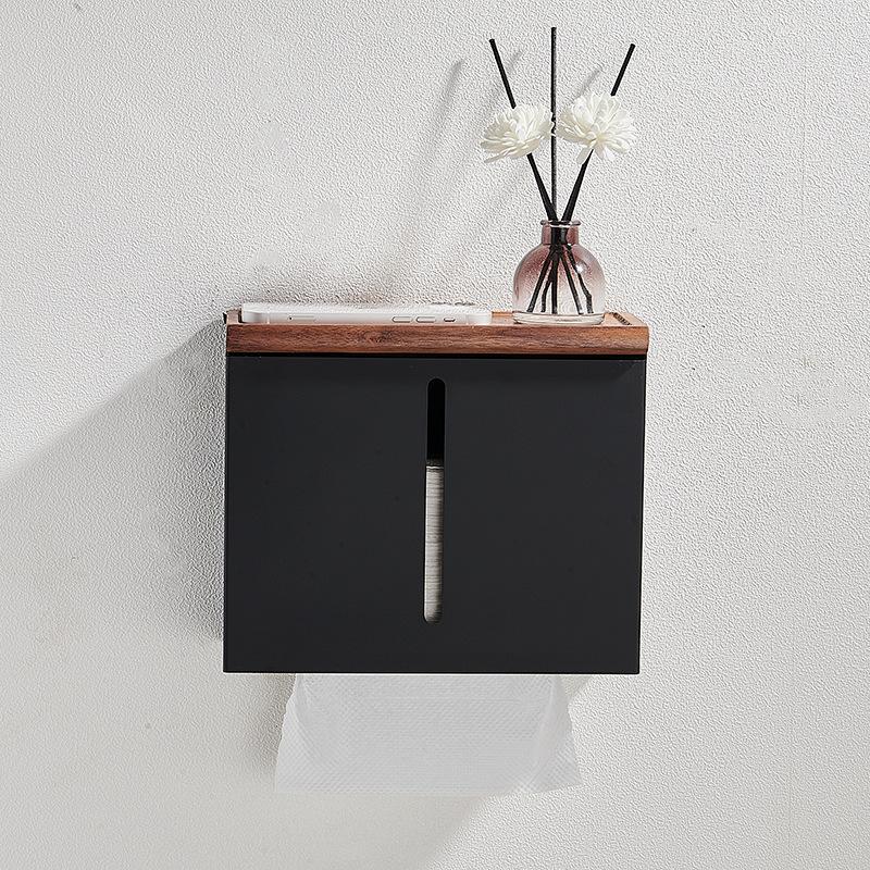 Toilet tissue holder wall mounted perforated paper box toilet kitchen bathroom hotel storage box accessories for bathroom чорний
Toilet tissue holder wall mounted perforated paper box toilet kitchen bathroom hotel storage box accessories for bathroom чорний