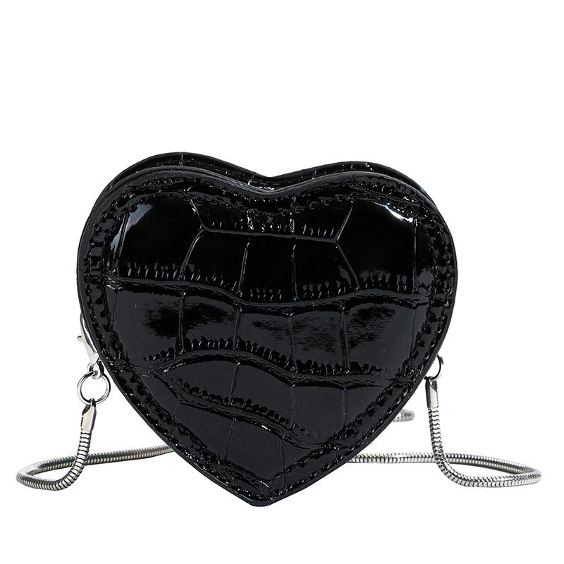 Exquisite Mini Chains Glossy PU Heart Shape Shoulder Bags Alligator Pattern Personality Fashion Girl‘s Crossbody Bags 2025 New чёрный
Exquisite Mini Chains Glossy PU Heart Shape Shoulder Bags Alligator Pattern Personality Fashion Girl‘s Crossbody Bags 2025 New чёрный