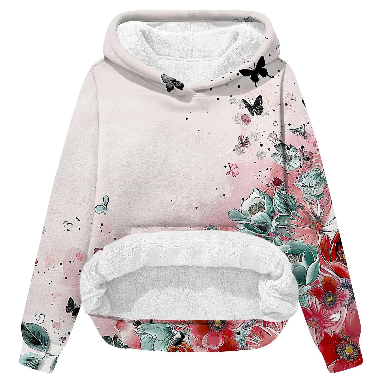 Женская зимняя повседневная модная толстовка с круглым вырезом и длинным рукавом из бархата с утолщенным капюшоном XL розовый
Женская зимняя повседневная модная толстовка с круглым вырезом и длинным рукавом из бархата с утолщенным капюшоном XL розовый