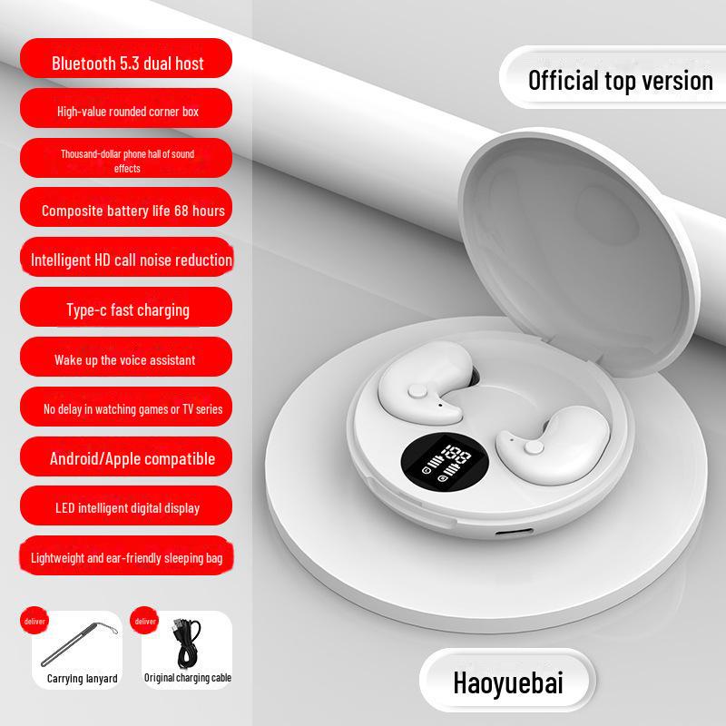 Y29 Справжня бездротова міні Bluetooth-гарнітура для сну - Довгий час роботи від акумулятора та шумозаглушення Y29
Y29 Справжня бездротова міні Bluetooth-гарнітура для сну - Довгий час роботи від акумулятора та шумозаглушення Y29