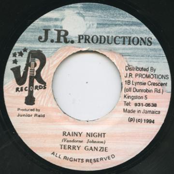 7inch Record TERRY GANZIE - Rainy Night NONE J.R. Production 1994 Jamaica Reggae, Ska & Dub Used
7inch Record TERRY GANZIE - Rainy Night NONE J.R. Production 1994 Jamaica Reggae, Ska & Dub Used