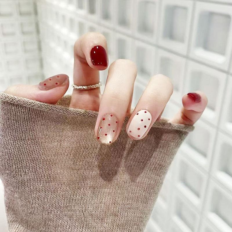 BEPAN 30pcs False Nails Short Square Cat-eye Style with Everyday and Unique Polka Dot Designs These Press-on Nails Suitable for Girls Short Square
BEPAN 30pcs False Nails Short Square Cat-eye Style with Everyday and Unique Polka Dot Designs These Press-on Nails Suitable for Girls Short Square