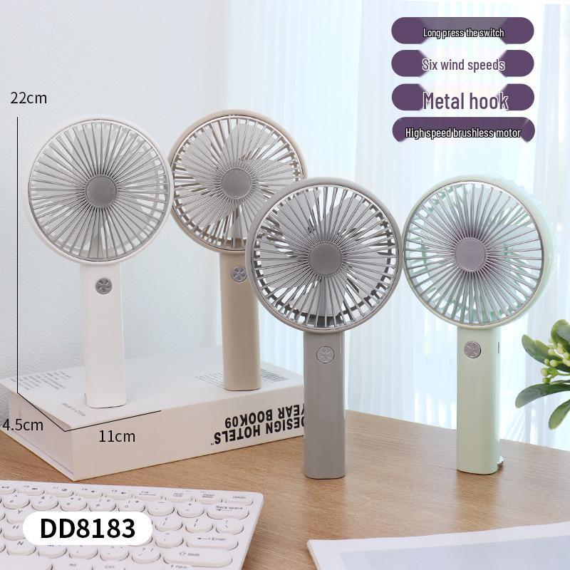 Student Gift USB Rechargeable Handheld Mini Fan - Silent, Six-Speed, Strong Wind Color Box Package + USB Charging Cable
Student Gift USB Rechargeable Handheld Mini Fan - Silent, Six-Speed, Strong Wind Color Box Package + USB Charging Cable