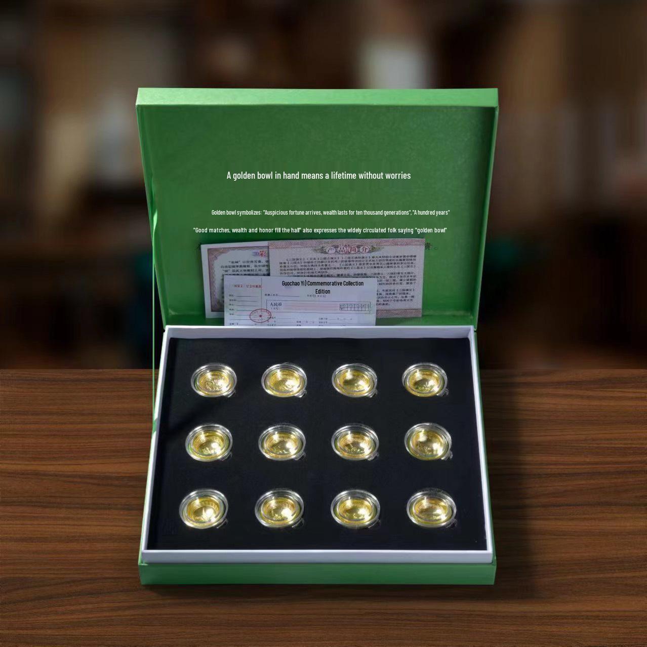 Three Kingdoms Gold Bowl Set - 12 Pieces Figure
Three Kingdoms Gold Bowl Set - 12 Pieces Figure