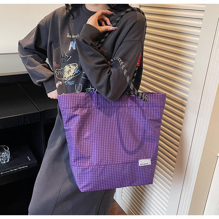 Retro Plaid Versatile Large-Capacity Tote Handbag 44x29x36 cm фіолетовий
Retro Plaid Versatile Large-Capacity Tote Handbag 44x29x36 cm фіолетовий