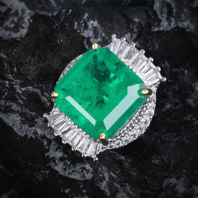 SACE GEMS Класичне кільце з мідного сплаву з цирконом Жіночі ювелірні вироби Весільний подарунок на вечірку E зелений
SACE GEMS Класичне кільце з мідного сплаву з цирконом Жіночі ювелірні вироби Весільний подарунок на вечірку E зелений