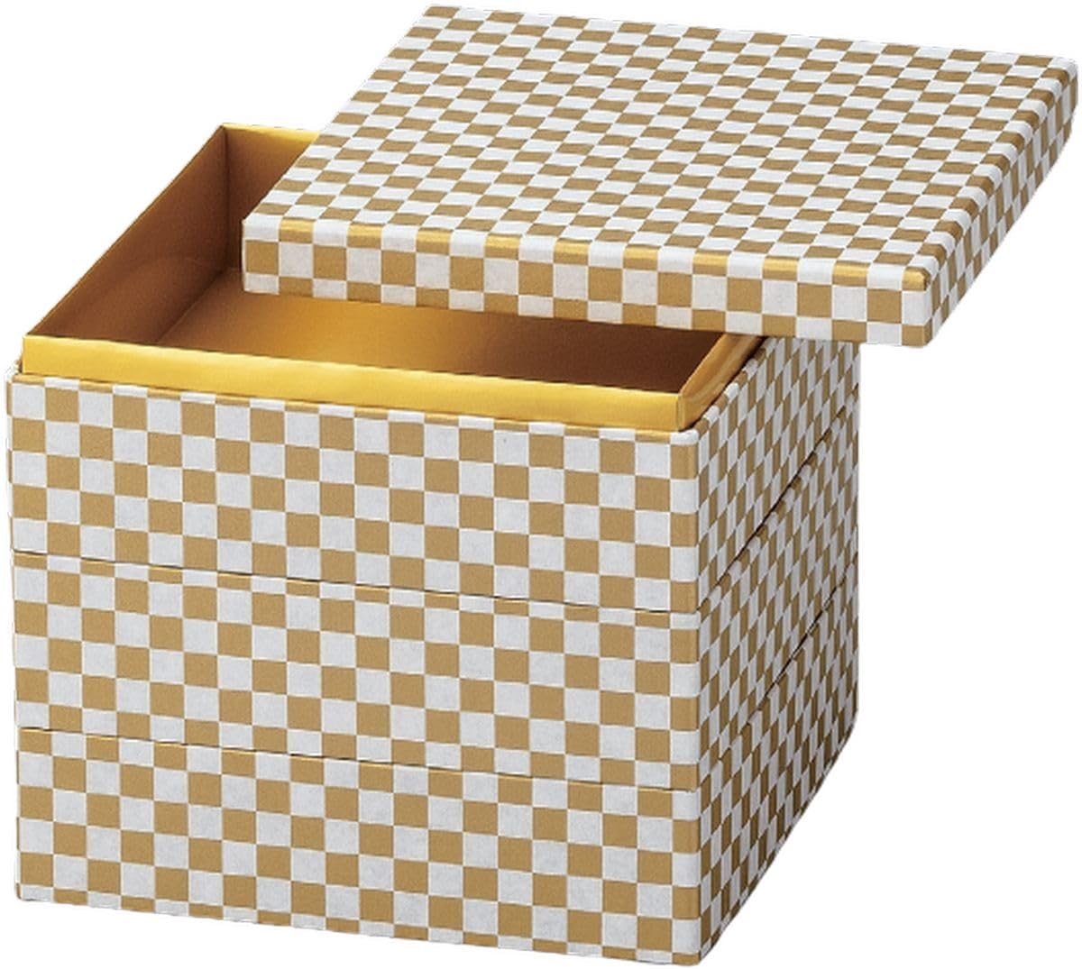 Recreation Bento Box Made in Japan 3 Tiers 6 Dimensions Japanese Paper Platinum Ichimatsu x x J-kitchens (Bento Box) 19.0cm 19.0cm 17.6cm
Recreation Bento Box Made in Japan 3 Tiers 6 Dimensions Japanese Paper Platinum Ichimatsu x x J-kitchens (Bento Box) 19.0cm 19.0cm 17.6cm
