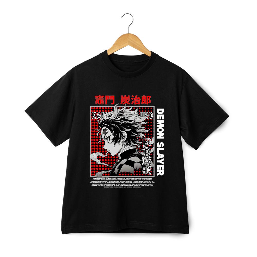 Tanjiro Kamado Profile T-Shirt - Retro Demon Slayer Anime Streetwear Tee M
Tanjiro Kamado Profile T-Shirt - Retro Demon Slayer Anime Streetwear Tee M