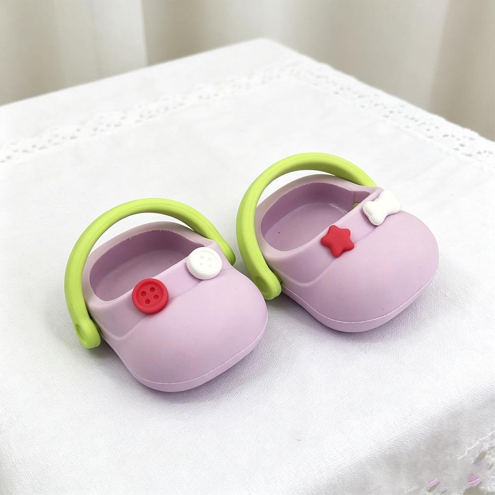 1 Pair Round Toe Silicone Mini Slippers Mini Cotton Doll Slippers Dollhouse Miniature фіолетовий
1 Pair Round Toe Silicone Mini Slippers Mini Cotton Doll Slippers Dollhouse Miniature фіолетовий