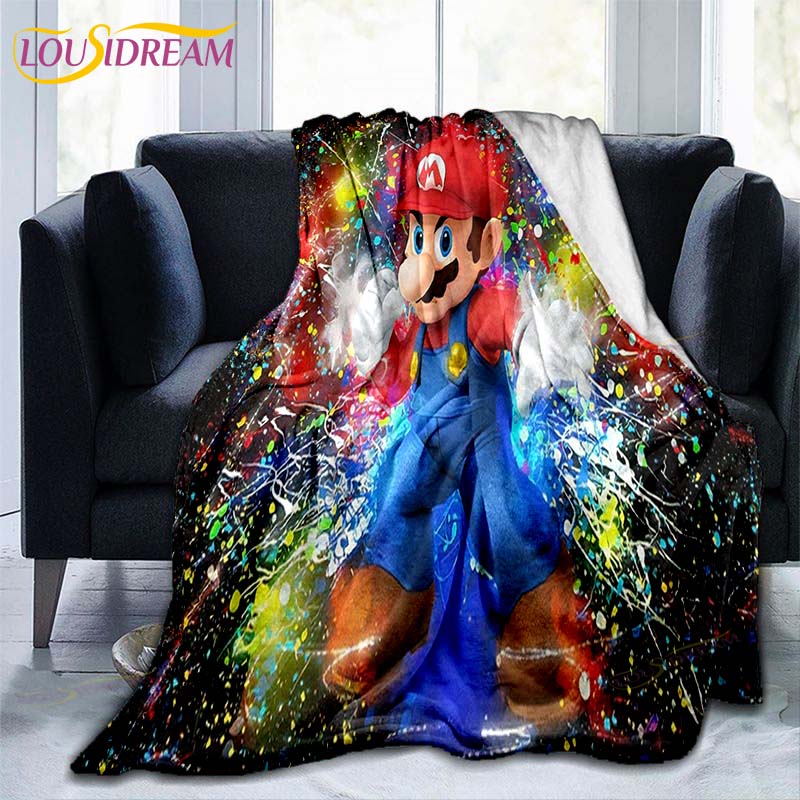 Mario Bros pattern throw Blanket Couch Quilt Cover Travel Bedding Outlet Throw Blanket Flannel Blanket Bedspread 150x180cm
Mario Bros pattern throw Blanket Couch Quilt Cover Travel Bedding Outlet Throw Blanket Flannel Blanket Bedspread 150x180cm