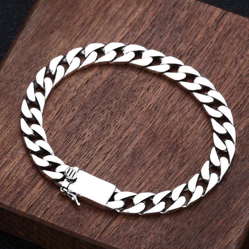 S925 Jewelry Men s and Women s Personalized Smooth Tank Bracelet Hipster Simple 7mm Buckle 22CM
S925 Jewelry Men s and Women s Personalized Smooth Tank Bracelet Hipster Simple 7mm Buckle 22CM