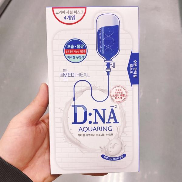 MEDIHEAL DNA Aquaring Mask 4p, корейская косметическая косметика