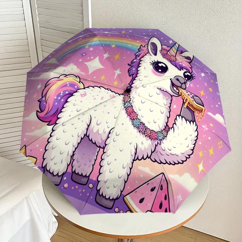 1pc Unicorn llama eating watermelon slice. Umbrella with Plastic Handle,Suitable for All Seasons Home Travel Outdoor UmbrellaDD054
1pc Unicorn llama eating watermelon slice. Umbrella with Plastic Handle,Suitable for All Seasons Home Travel Outdoor UmbrellaDD054