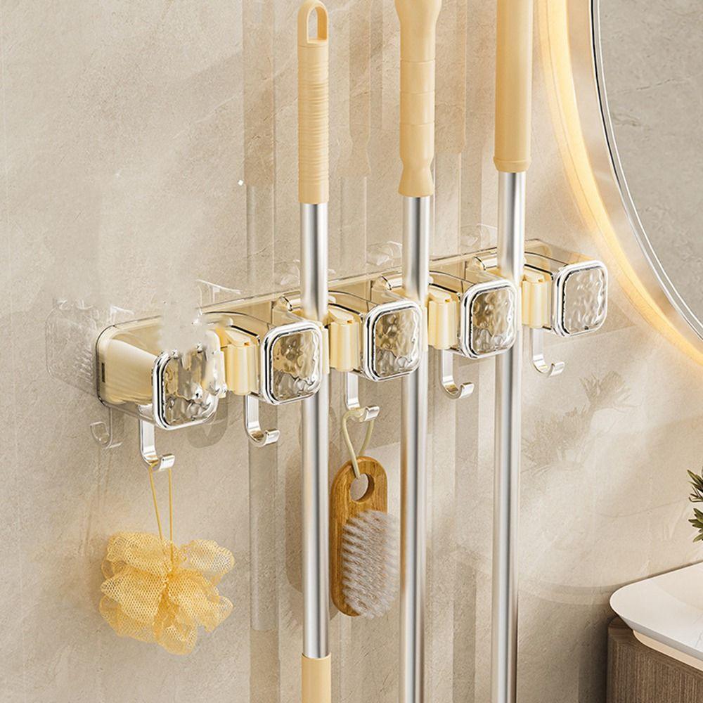 4 Racks 5 Hooks Broom Mop Holder No Drilling Broom Hanger Multifunctional Mop Holder Rack Bathroom золотой
4 Racks 5 Hooks Broom Mop Holder No Drilling Broom Hanger Multifunctional Mop Holder Rack Bathroom золотой