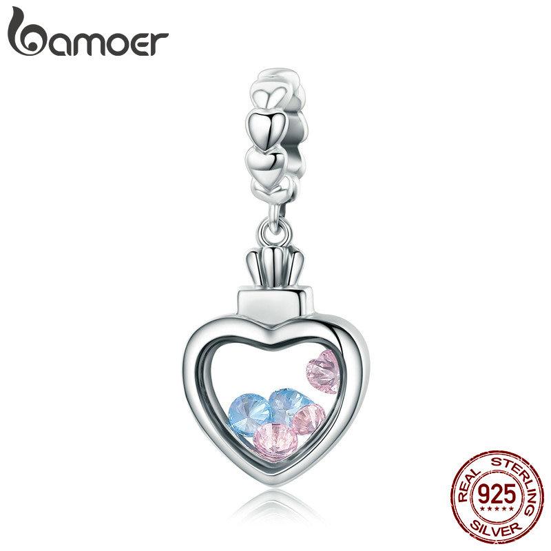 BAMOER 100% 925 стерлингового серебра Романтическое сердце Кулон AAA Циркон Шарм подходит для женщин Браслет
BAMOER 100% 925 стерлингового серебра Романтическое сердце Кулон AAA Циркон Шарм подходит для женщин Браслет
