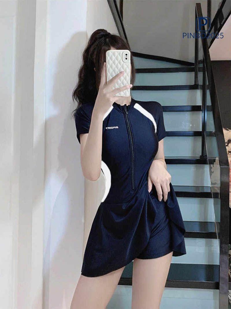 Women s One Piece Swimsuit Lace Back Design Sexy Swimwear with Front Zipper and Short Sleeve Cover-Up Skirt for Beach Pool L чёрный
Women s One Piece Swimsuit Lace Back Design Sexy Swimwear with Front Zipper and Short Sleeve Cover-Up Skirt for Beach Pool L чёрный
