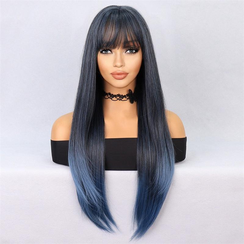 Synthetic Hair Wigs for Women Fashion Long Silky Straight Wig Cosplay Halloween Costume Party Drag Wig
Synthetic Hair Wigs for Women Fashion Long Silky Straight Wig Cosplay Halloween Costume Party Drag Wig