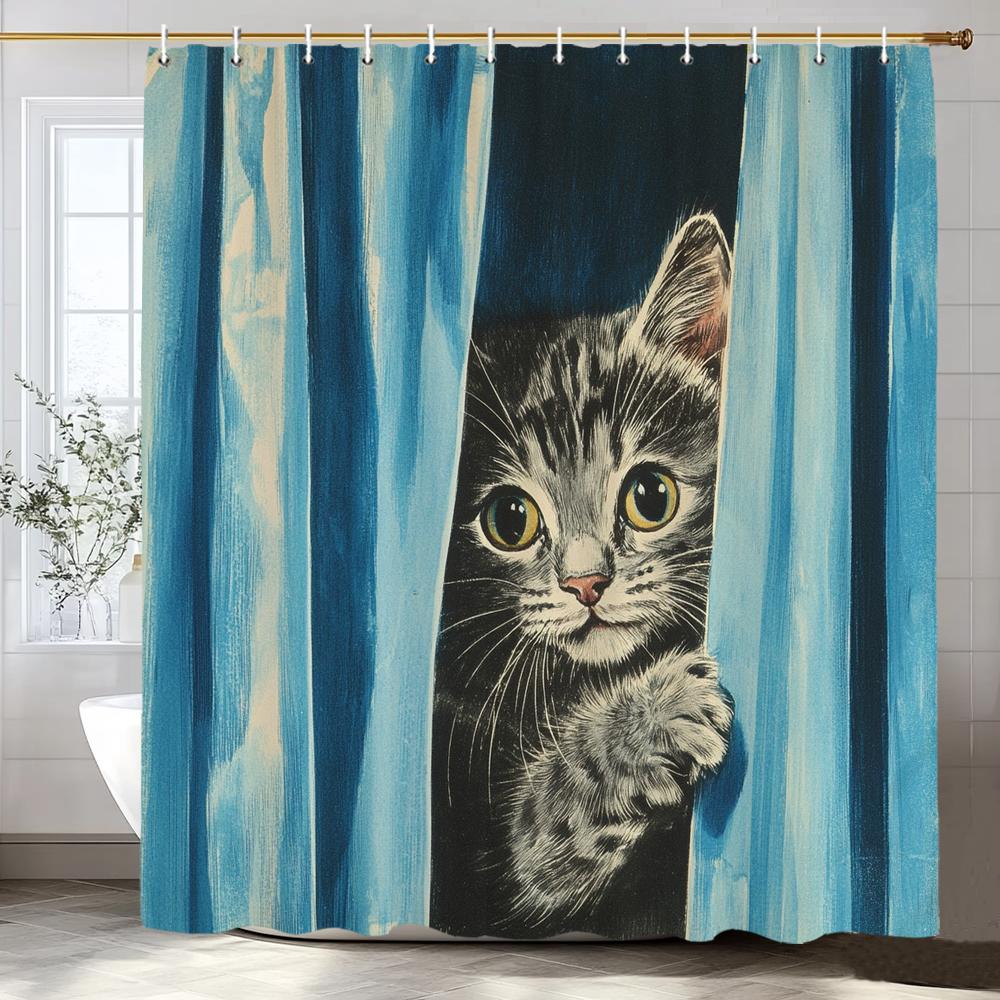 Animal Dog Shower Curtains 3D Printed Bathroom Decor Waterproof Polyester Cloth Children S Bath Curtain Washable With Hooks W60H190(CM)-1 Pcs
Animal Dog Shower Curtains 3D Printed Bathroom Decor Waterproof Polyester Cloth Children S Bath Curtain Washable With Hooks W60H190(CM)-1 Pcs