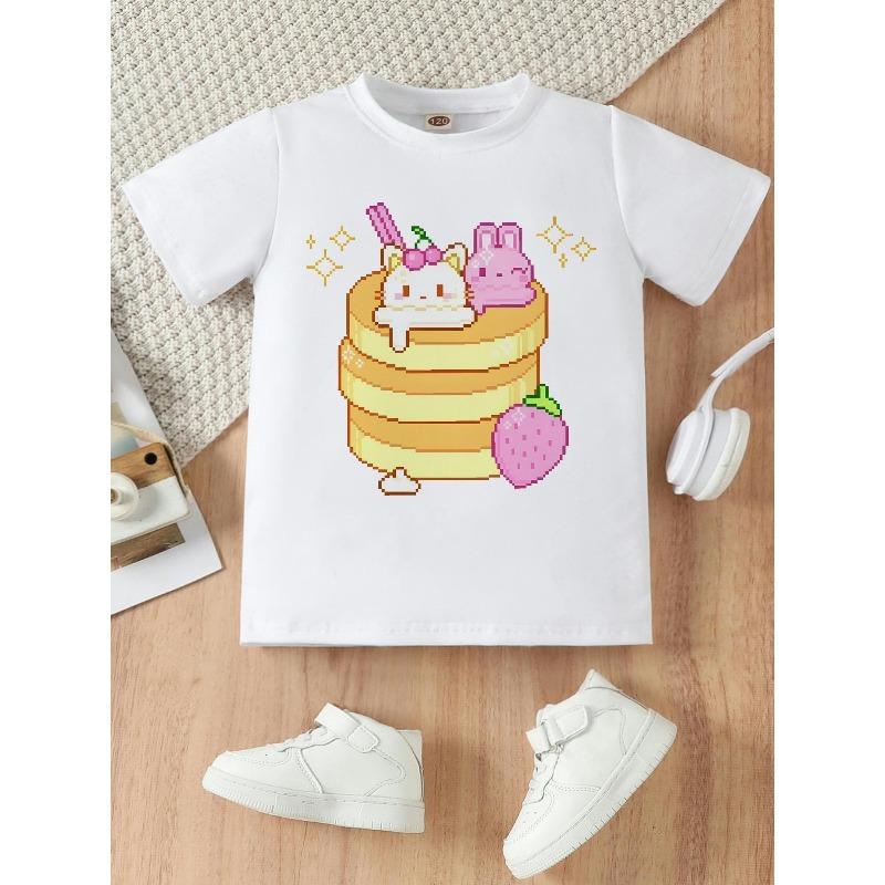 European sizes Cute Little Bunny Muffin Graphic Dessert, S Comfortable Short-Sleeve Crew Neck Tee, Perfect for Casual Outings Or Daily Use 164cm
European sizes Cute Little Bunny Muffin Graphic Dessert, S Comfortable Short-Sleeve Crew Neck Tee, Perfect for Casual Outings Or Daily Use 164cm