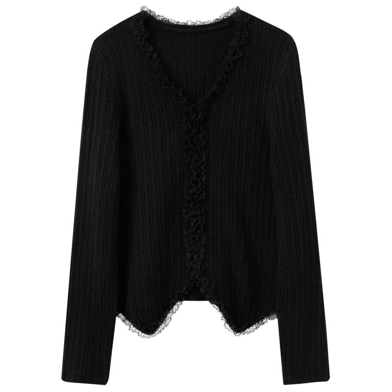 Sancai Plus Size Lace V-Neck Knit Sweater 2XL
Sancai Plus Size Lace V-Neck Knit Sweater 2XL