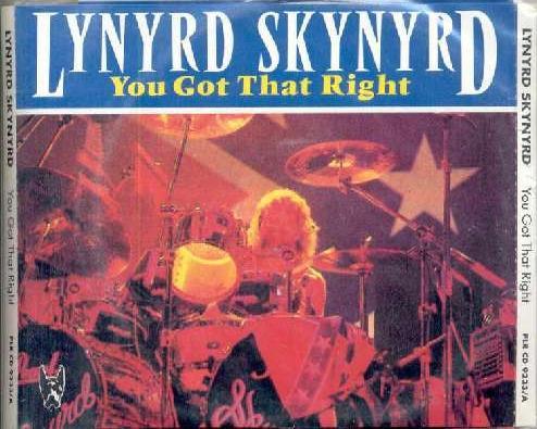 CD LYNYRD SKYNYRD - You Got That Right PLRCD9233AB Pluto Records 1993 Italy Rock Used
CD LYNYRD SKYNYRD - You Got That Right PLRCD9233AB Pluto Records 1993 Italy Rock Used