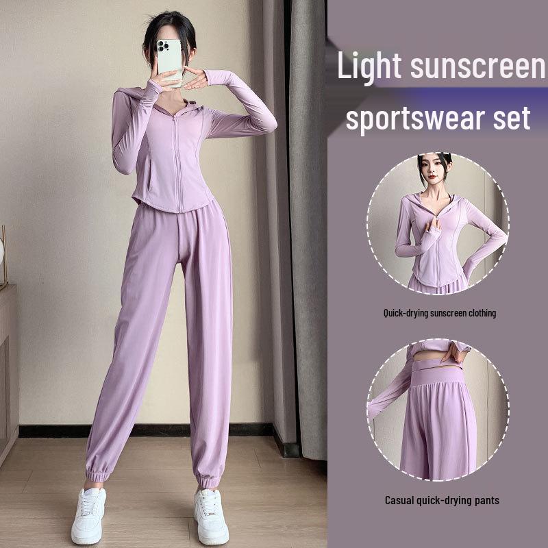 Women s Summer 2024 Purple Two-Piece Sportswear: Sun Protection, Ice Silk, Quick-Dry for Running & Hiking. Extra Large
Women s Summer 2024 Purple Two-Piece Sportswear: Sun Protection, Ice Silk, Quick-Dry for Running & Hiking. Extra Large
