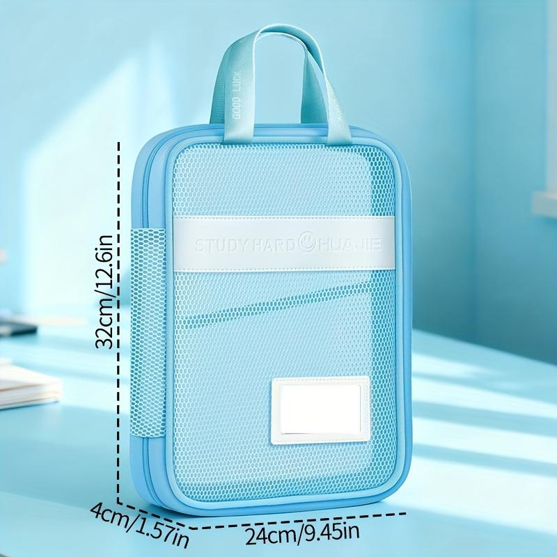 Student Handheld Classification Bag Large Opening Multi-Layer File Bag Big Capacity Zippered Tutoring Bag Mesh Homework Organizer Exam-Document Bag 1PC синий
Student Handheld Classification Bag Large Opening Multi-Layer File Bag Big Capacity Zippered Tutoring Bag Mesh Homework Organizer Exam-Document Bag 1PC синий