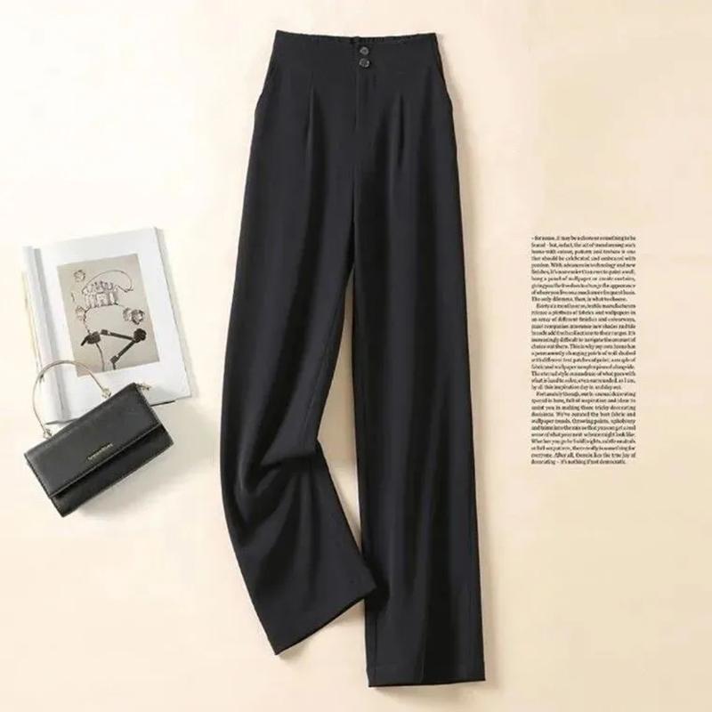 Женские расклешенные брюки с высокой талией размера плюс, свободные повседневные длинные брюки, весенне-осенние модные женские низы, мешковатые брюки S
Женские расклешенные брюки с высокой талией размера плюс, свободные повседневные длинные брюки, весенне-осенние модные женские низы, мешковатые брюки S