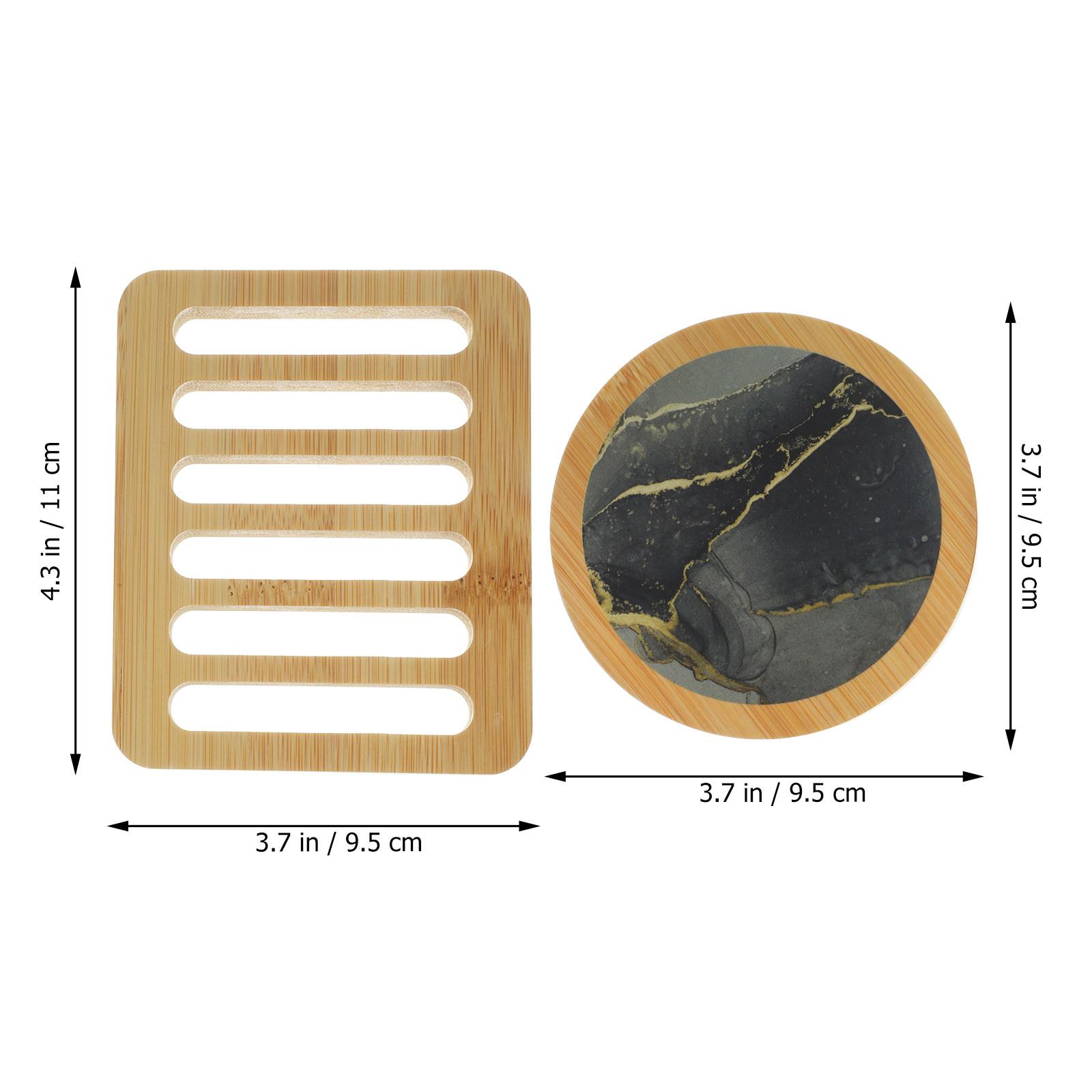 1Set Round Wooden Coaster Set Heat-Resistant Natural Wood Cup Mat for Home Office Bar Coffee Table Rustic Aesthetic Drink чорний
1Set Round Wooden Coaster Set Heat-Resistant Natural Wood Cup Mat for Home Office Bar Coffee Table Rustic Aesthetic Drink чорний