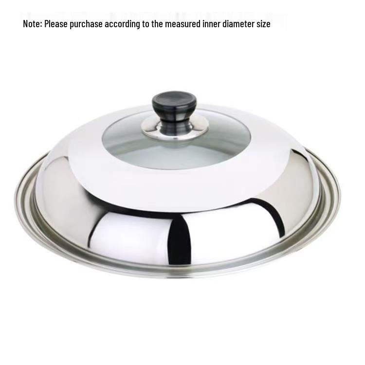 High-Temperature Resistant Glass and Stainless Steel Stir-Fry Pan Lid 30 cm
High-Temperature Resistant Glass and Stainless Steel Stir-Fry Pan Lid 30 cm