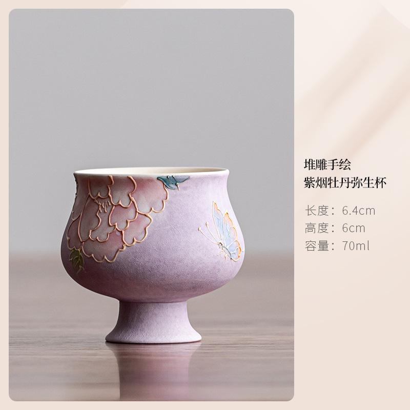 Hand-painted Peony Teacup Elegant Tea Bowl Cute Cup Tea-tasting Personal Cup Chazhan Master Cups Household Tea Items Supplies As Your Choose
Hand-painted Peony Teacup Elegant Tea Bowl Cute Cup Tea-tasting Personal Cup Chazhan Master Cups Household Tea Items Supplies As Your Choose