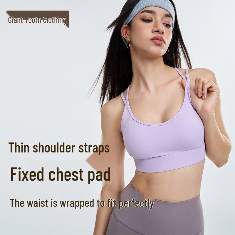 High-Strength Women s Sports Bra with Integrated Chest Pad - Shockproof Yoga Vest with Beautiful Back Design Small
High-Strength Women s Sports Bra with Integrated Chest Pad - Shockproof Yoga Vest with Beautiful Back Design Small