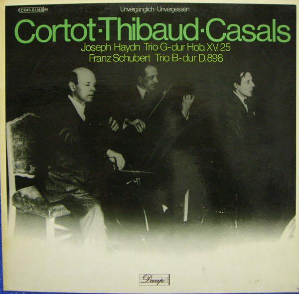 LP Record CORTOT THIBAUD CASALS JOSEPH Trio GDur Hob. XV 25 Trio BDur C04701148 DECAPO Germany Classical Used
LP Record CORTOT THIBAUD CASALS JOSEPH Trio GDur Hob. XV 25 Trio BDur C04701148 DECAPO Germany Classical Used