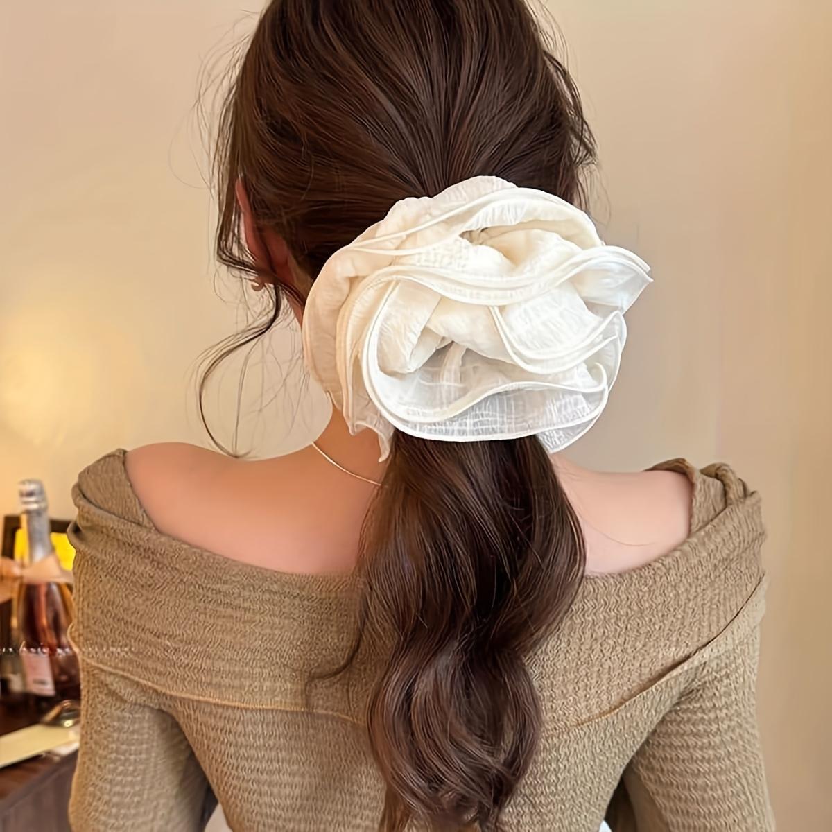 Elegant Floral Hair Scrunchie - Multi-Layer Ruffled Design, &, Perfect for Valentine S Day, Versatile for All Hairstyles
Elegant Floral Hair Scrunchie - Multi-Layer Ruffled Design, &, Perfect for Valentine S Day, Versatile for All Hairstyles