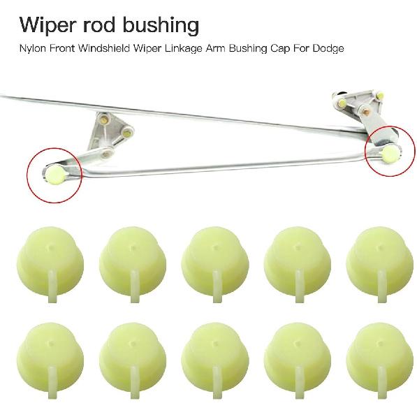 10x Front Windshield Wiper Linkage Arm Bushing Cap Fit for 1981-1993 Dodge D150/D250
10x Front Windshield Wiper Linkage Arm Bushing Cap Fit for 1981-1993 Dodge D150/D250