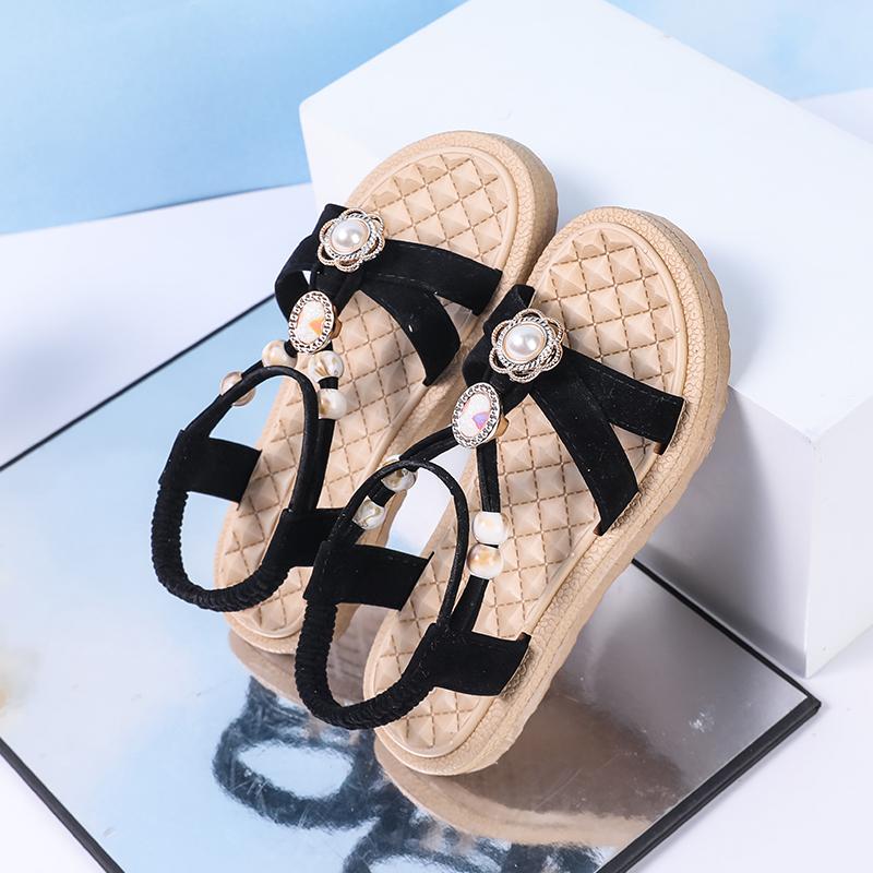 Ruffles Crystal Kids Sandals Summer Solid PU Leather Girls Fashion Shoes Princess Elastic Band Soft Bottom Children Sandals 26
Ruffles Crystal Kids Sandals Summer Solid PU Leather Girls Fashion Shoes Princess Elastic Band Soft Bottom Children Sandals 26