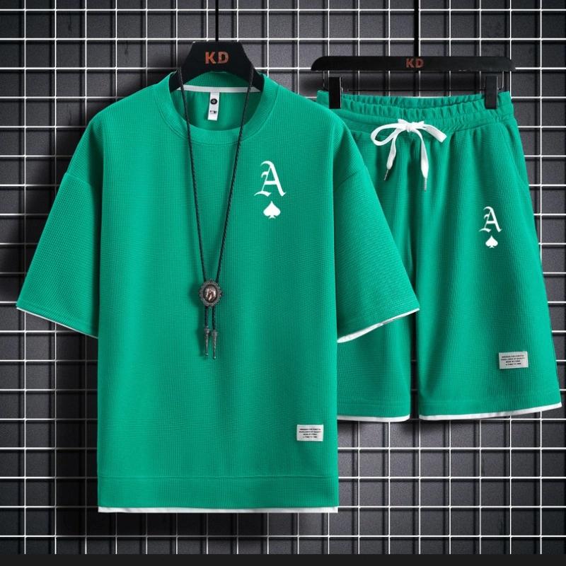 Модный повседневный мужской спортивный костюм с футболкой с коротким рукавом и летними спортивными шортами для улицы, комплект из двух предметов, повседневный 6XL
Модный повседневный мужской спортивный костюм с футболкой с коротким рукавом и летними спортивными шортами для улицы, комплект из двух предметов, повседневный 6XL