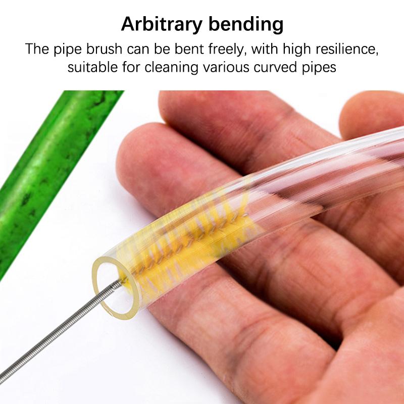 90/155/200Cm Pipe Cleaning Brush Flexible Double Ended Hose Brush Pipe Cleaning Tool Aquarium Fish Tank Water Pump Accessories Blue 90cm
90/155/200Cm Pipe Cleaning Brush Flexible Double Ended Hose Brush Pipe Cleaning Tool Aquarium Fish Tank Water Pump Accessories Blue 90cm