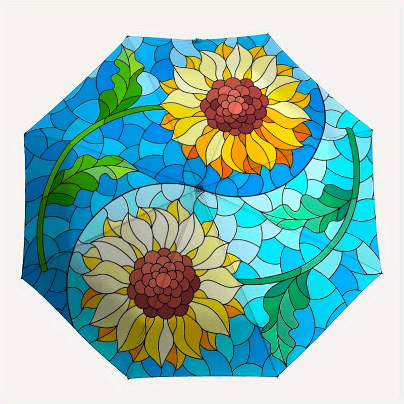 1pc Floral Yin Yang Design Automatic Opening/Closing Folding Umbrella with 26 Ribs, Plastic Handle, Windproof Portable Sunshade Umbrella y250726066
1pc Floral Yin Yang Design Automatic Opening/Closing Folding Umbrella with 26 Ribs, Plastic Handle, Windproof Portable Sunshade Umbrella y250726066