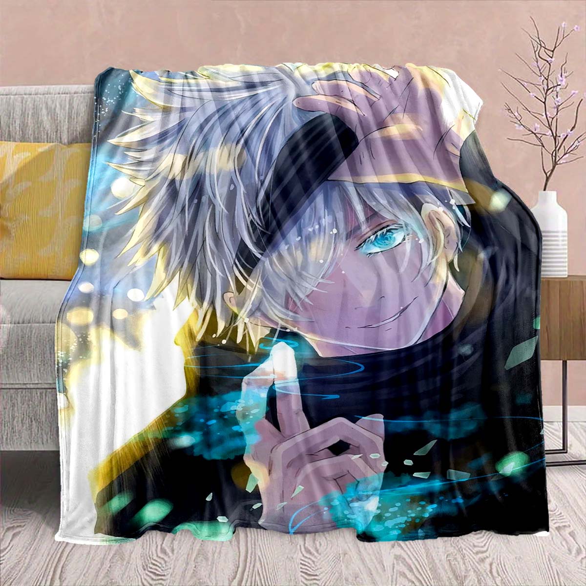 Jujutsu Kaisen Anime Flannel Blanket - Soft Warm Perfect for Sofa, Bedding Camping Travel Office Home Decor 75x90cm
Jujutsu Kaisen Anime Flannel Blanket - Soft Warm Perfect for Sofa, Bedding Camping Travel Office Home Decor 75x90cm