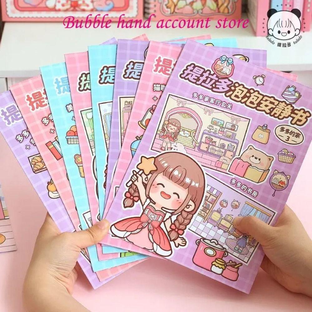 Kawaii Telado Quiet Book Наклейка Бумага Telado Busy Book Telado Bubble Quiet Book Подарки Style H
Kawaii Telado Quiet Book Наклейка Бумага Telado Busy Book Telado Bubble Quiet Book Подарки Style H